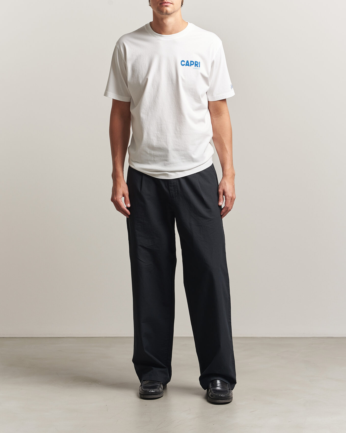 Herr | T-Shirts | MC2 Saint Barth | Back Printed Cotton T-Shirt Capri Summer