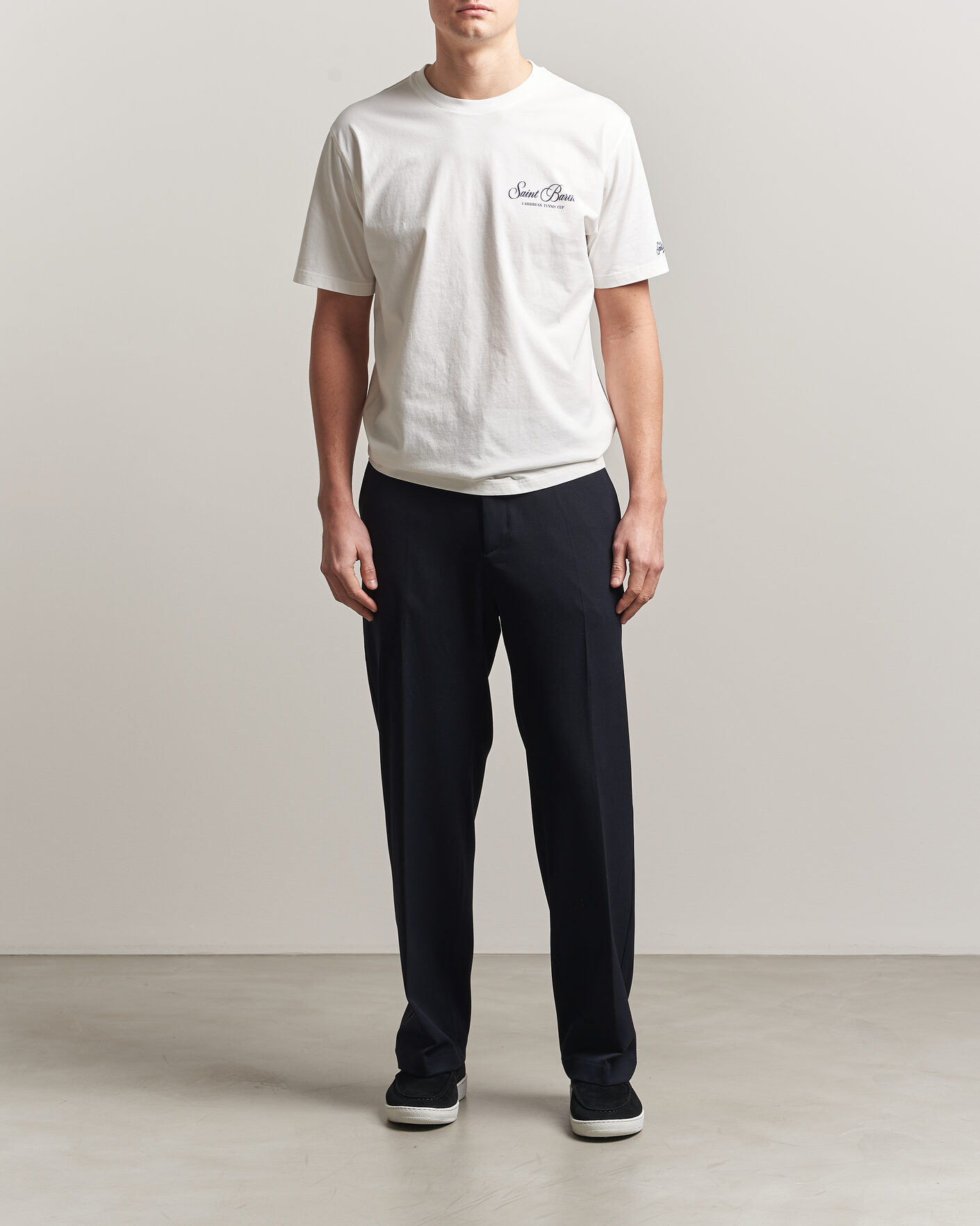 Herr | T-Shirts | MC2 Saint Barth | Back Printed Cotton T-Shirt Gustavia Cup