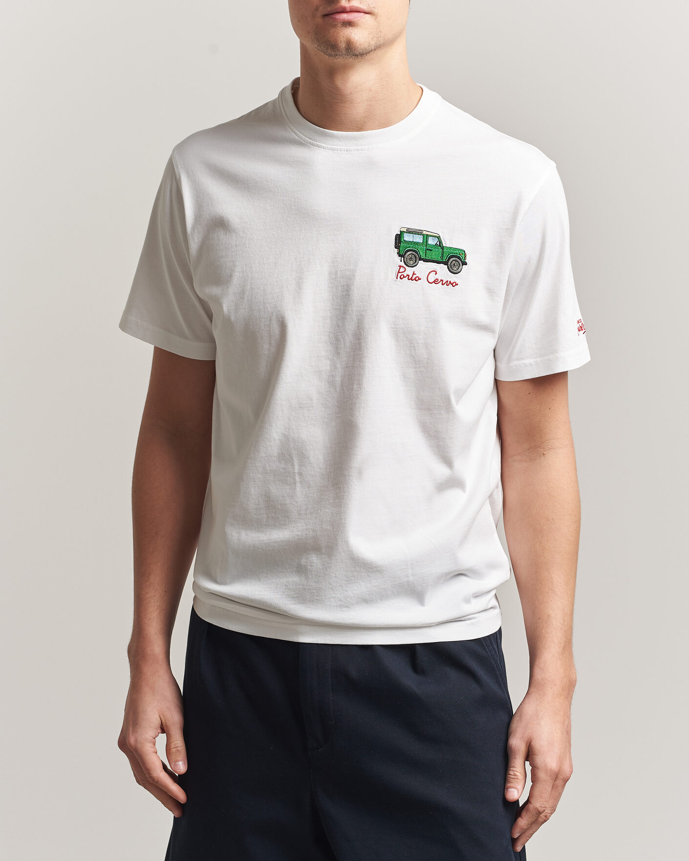 Herr | T-Shirts | MC2 Saint Barth | Printed Cotton T-Shirt Car Cervo