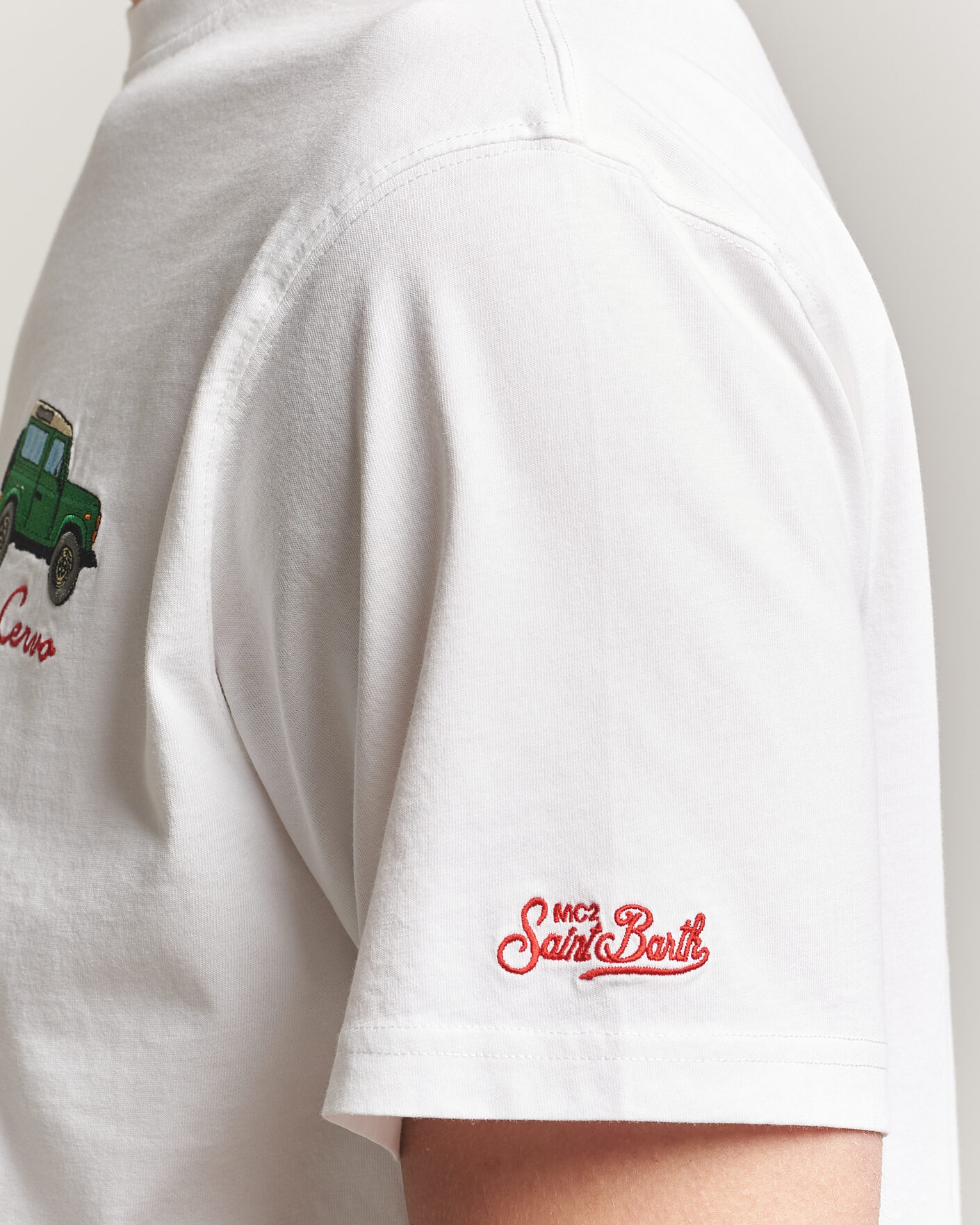 Herr | T-Shirts | MC2 Saint Barth | Printed Cotton T-Shirt Car Cervo