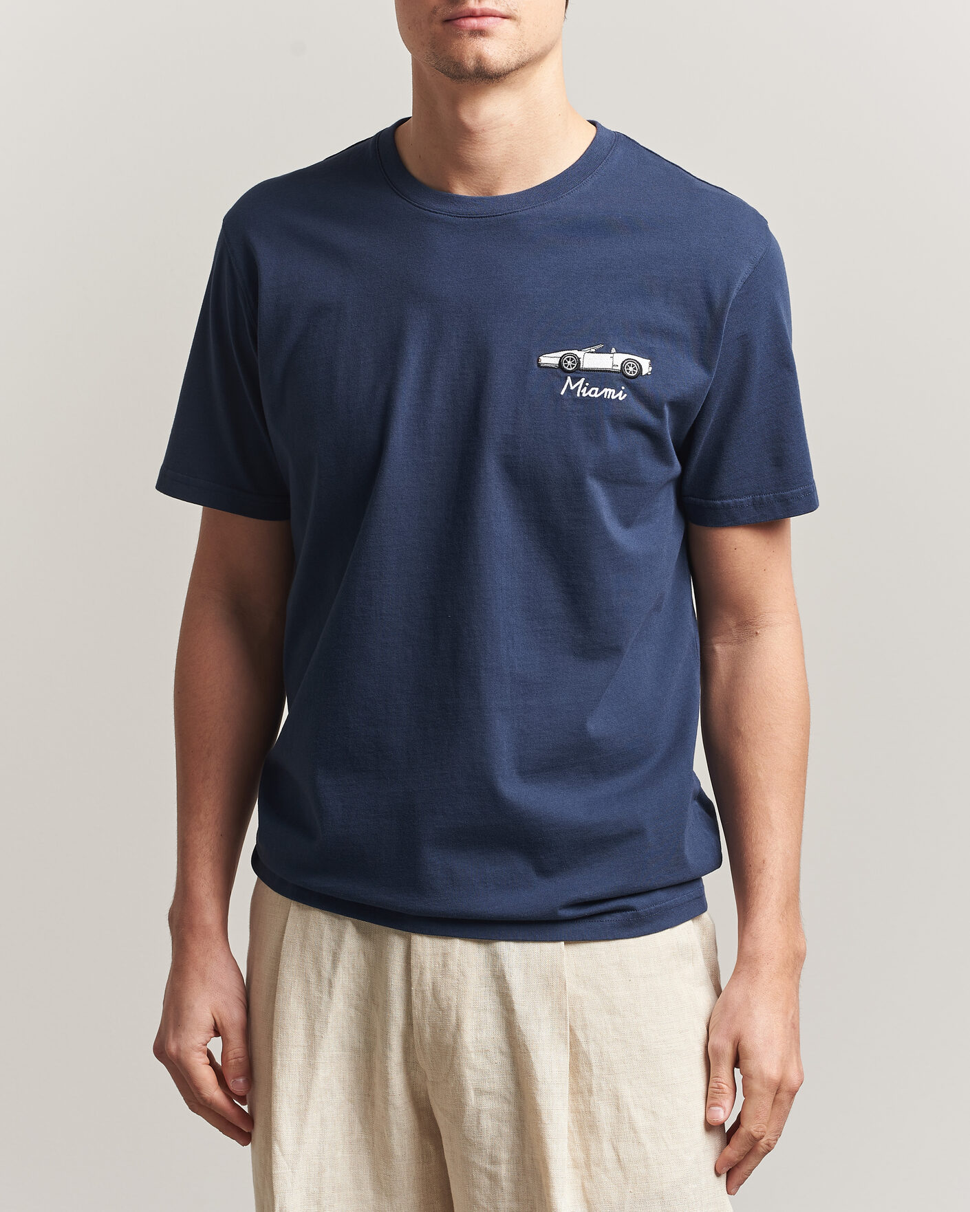 Herr | T-Shirts | MC2 Saint Barth | Printed Cotton T-Shirt Car Miami