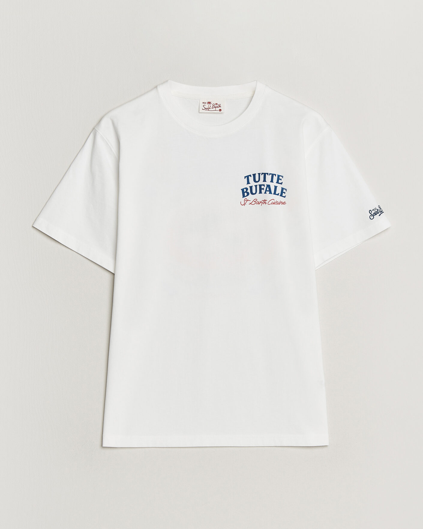 Herr | T-Shirts | MC2 Saint Barth | Back Printed Cotton T-Shirt Bufale