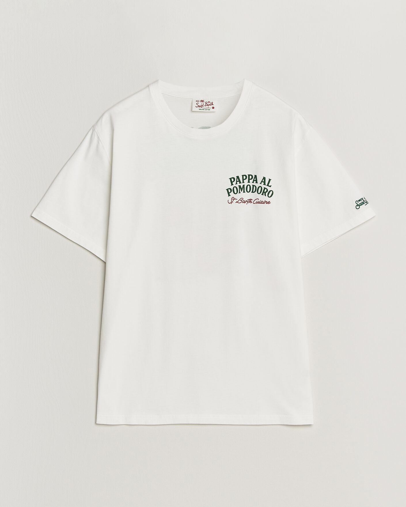 Herr | T-Shirts | MC2 Saint Barth | Back Printed Cotton T-Shirt Pappa Pomodoro