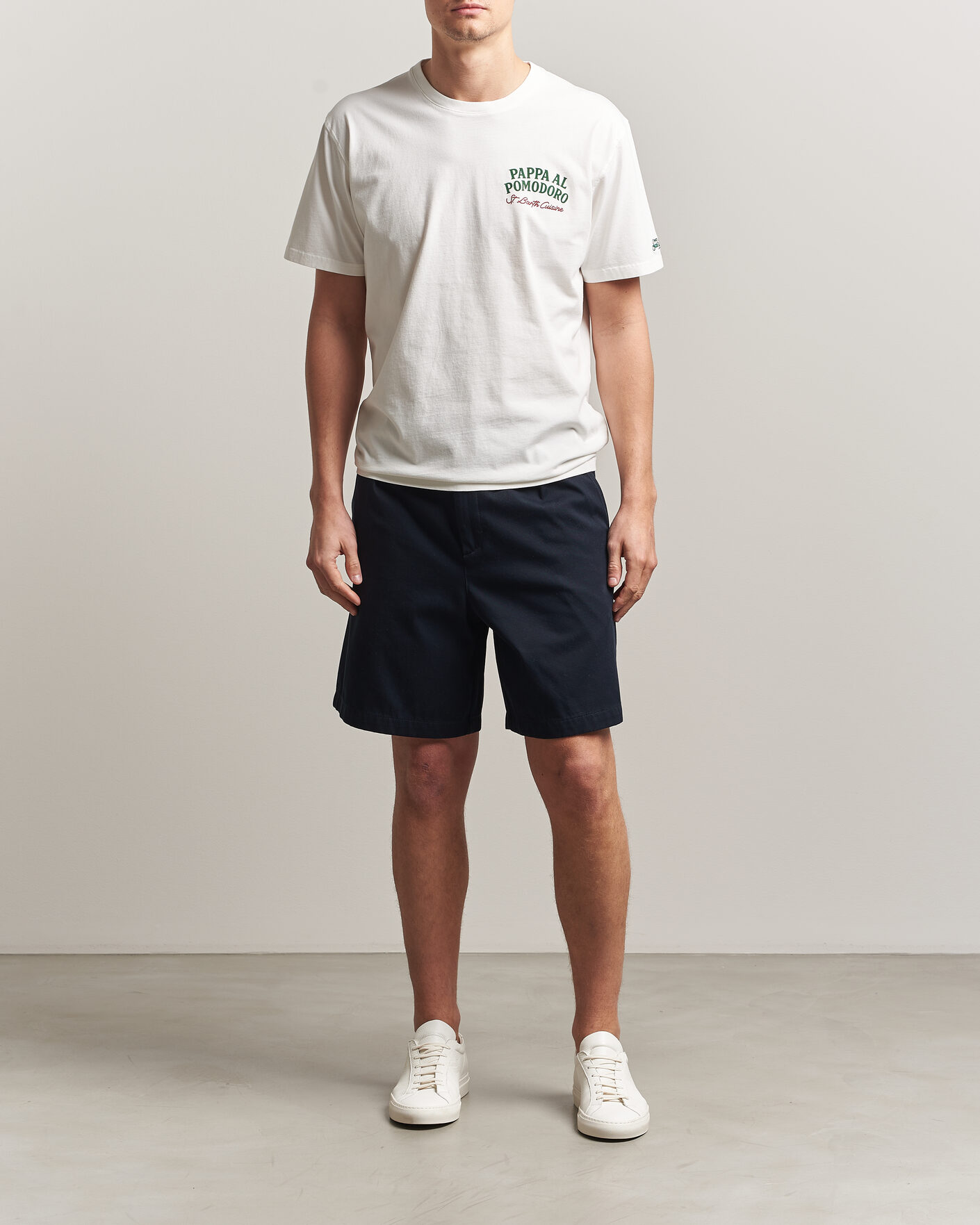 Herr | T-Shirts | MC2 Saint Barth | Back Printed Cotton T-Shirt Pappa Pomodoro