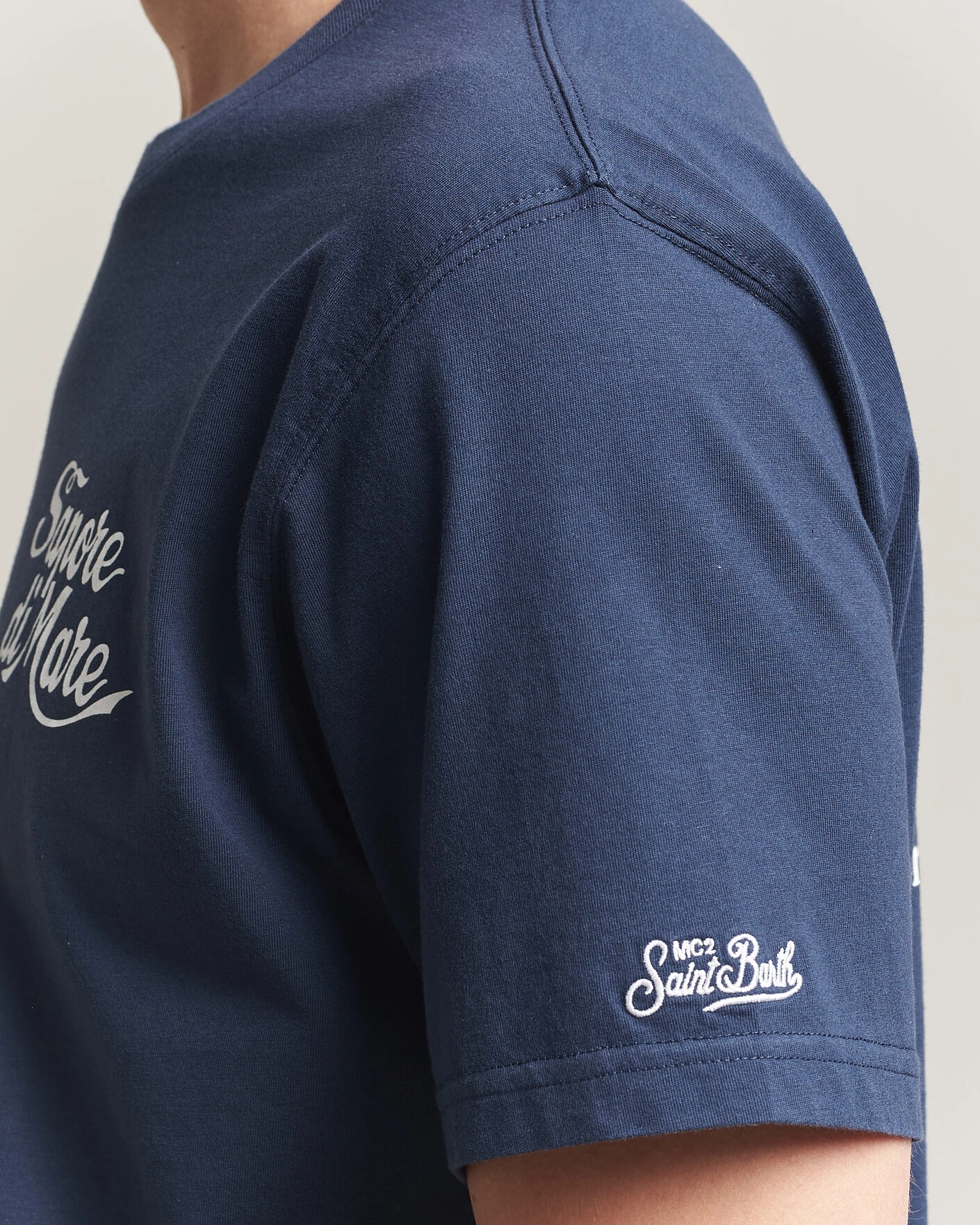 Herr | T-Shirts | MC2 Saint Barth | Printed Cotton T-Shirt Sapore Di Mare