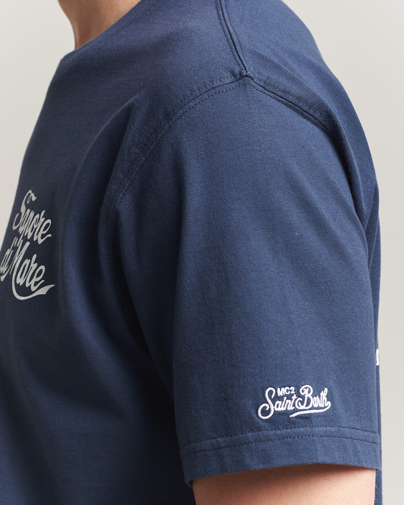 Herr | T-Shirts | MC2 Saint Barth | Printed Cotton T-Shirt Sapore Di Mare