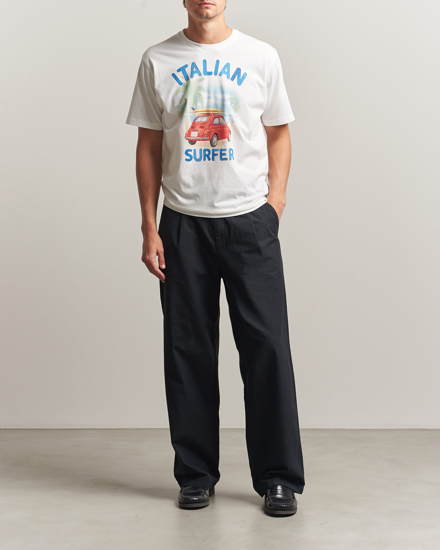 Herr | T-Shirts | MC2 Saint Barth | Printed Cotton T-Shirt Italian Surfer