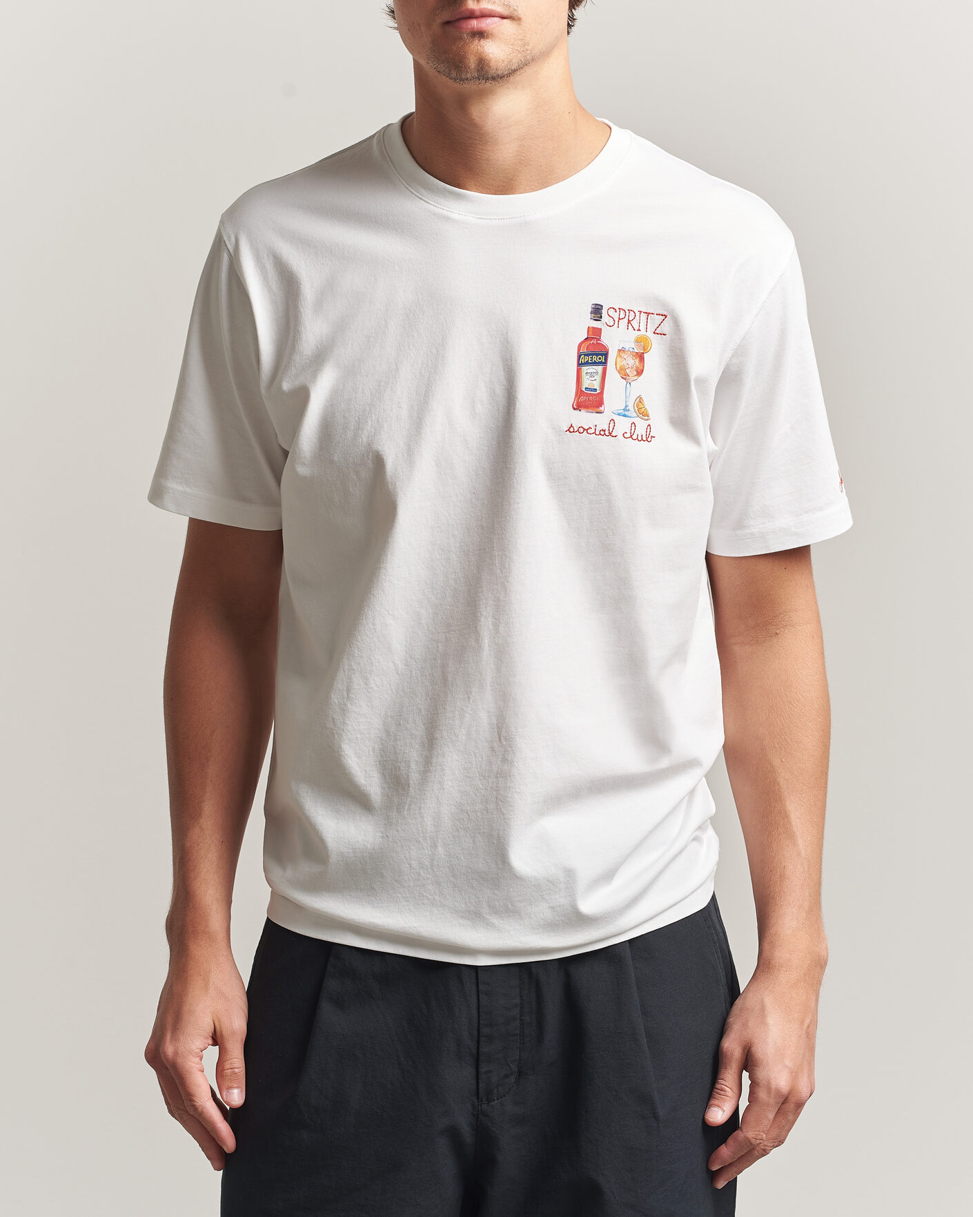 Herr | T-Shirts | MC2 Saint Barth | Printed Cotton T-Shirt Social Spritz