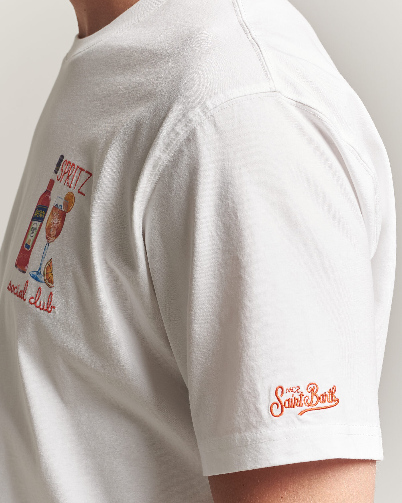 Herr | T-Shirts | MC2 Saint Barth | Printed Cotton T-Shirt Social Spritz