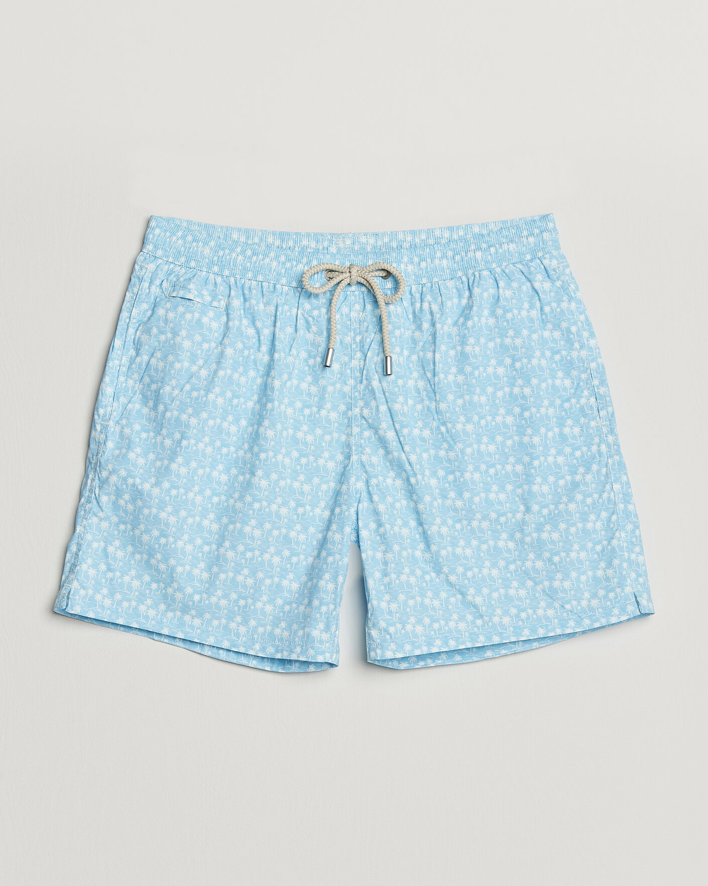 Herr | Badbyxor | MC2 Saint Barth | Printed Swim Shorts Blue Palms