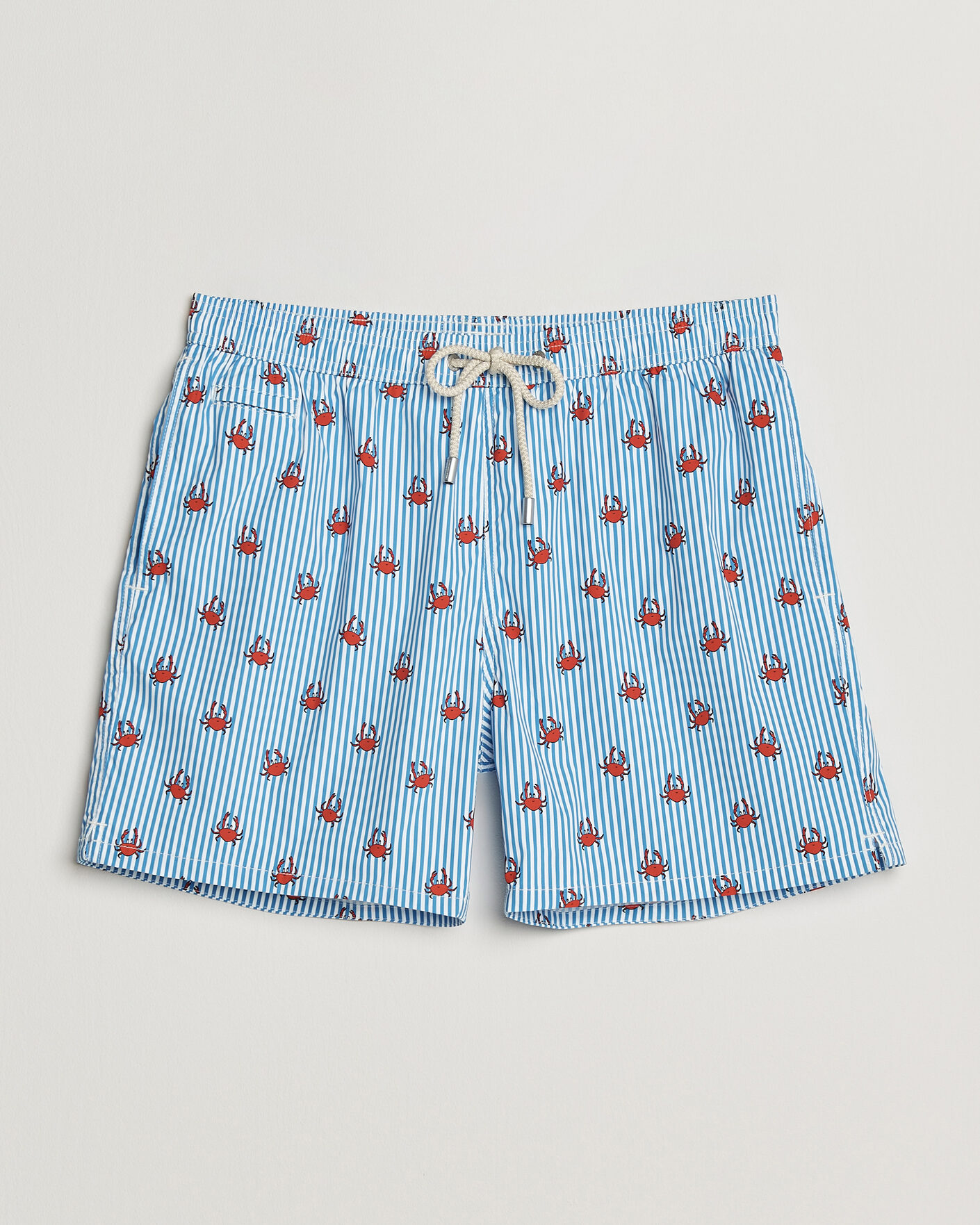 Herr | Badbyxor | MC2 Saint Barth | Printed Swim Shorts Blue Crabs