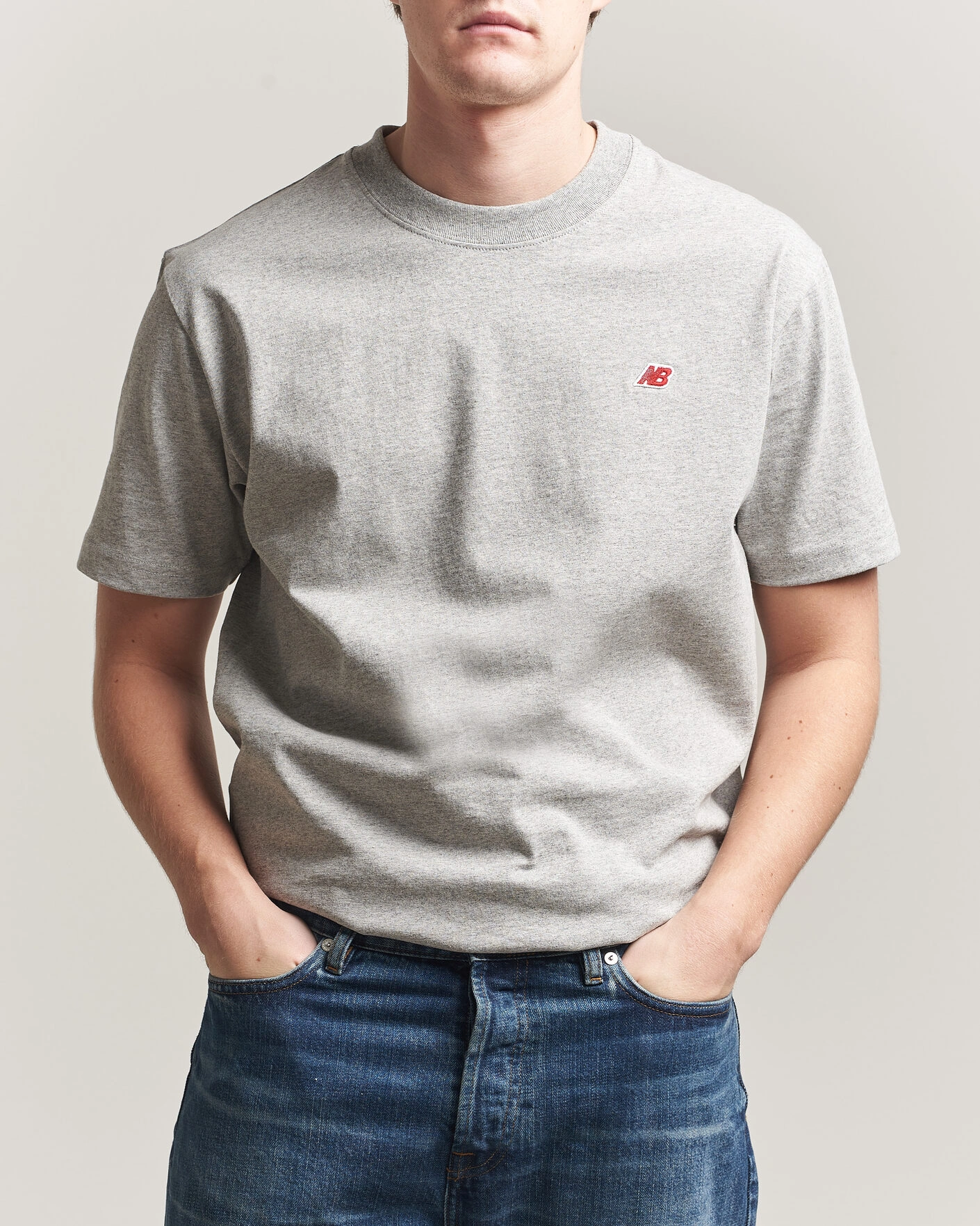 Herr | T-Shirts | New Balance | Made In USA Core T-Shirt Athletic Grey