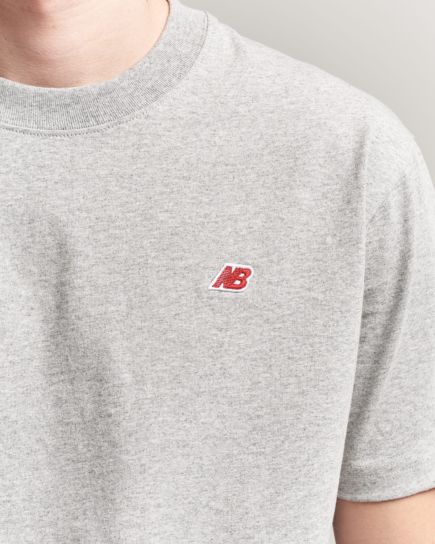 Herr | T-Shirts | New Balance Made In US & UK | New Balance Made In USA Core T-Shirt Athletic Grey