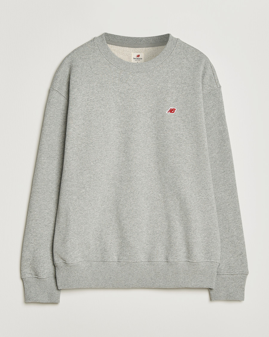 Herr | Tröjor | New Balance | Made In USA Core Sweatshirt Athletic Grey