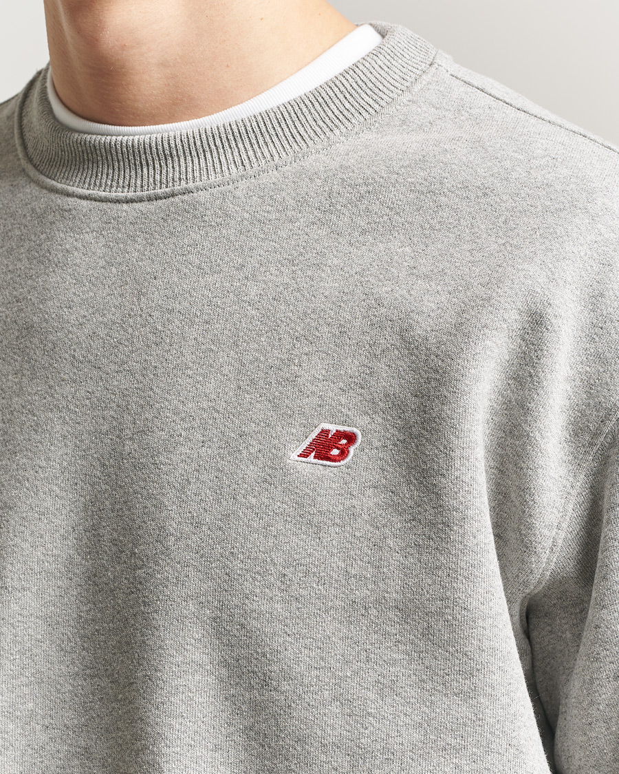 Herr | Tröjor | New Balance Made In US & UK | New Balance Made In USA Core Sweatshirt Athletic Grey