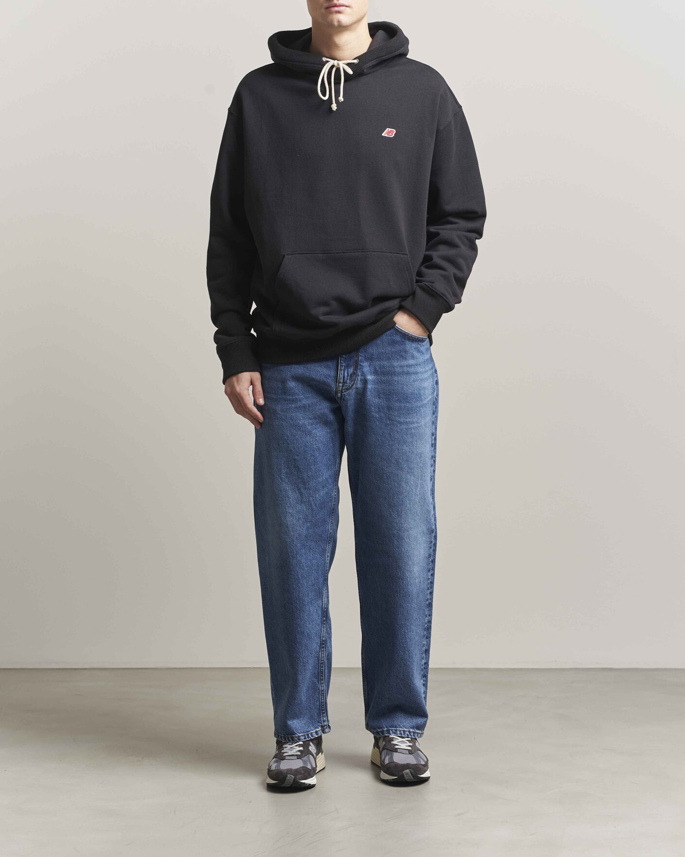 Herr | Tröjor | New Balance Made In US & UK | New Balance Made In USA Core Hoodie Black