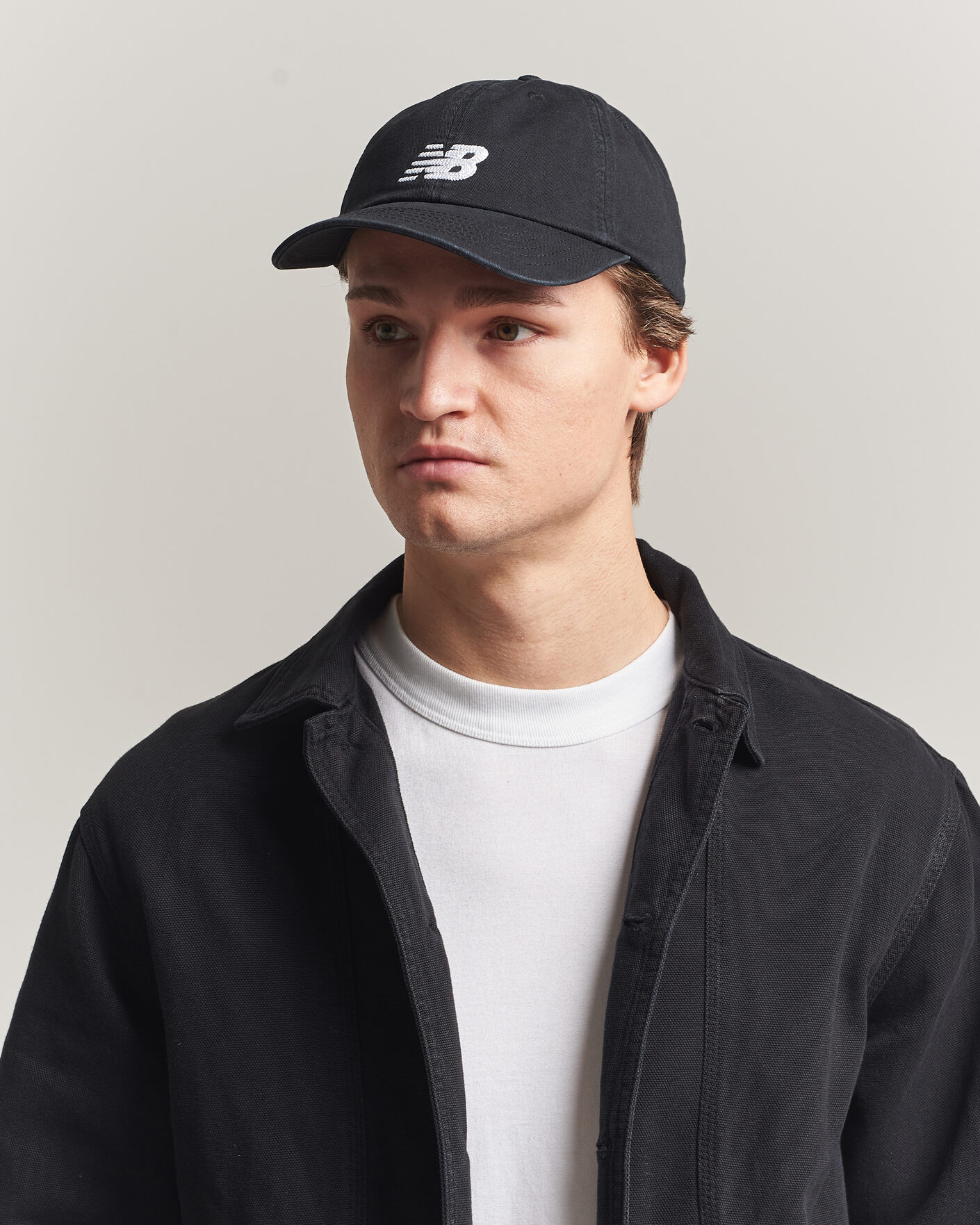Herr | Hattar & kepsar | New Balance | 6 Panel Logo Cap Black