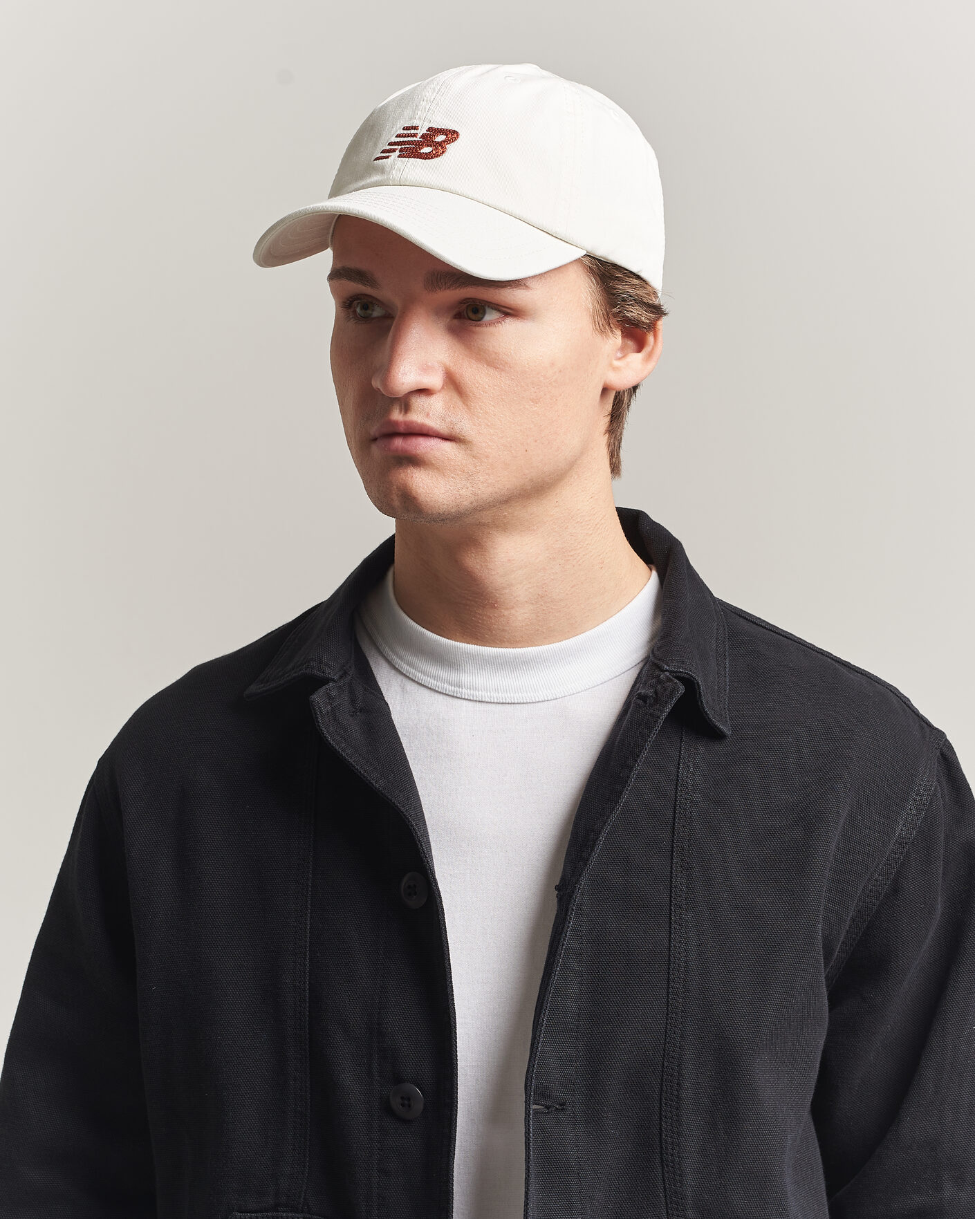 Herr | Hattar & kepsar | New Balance | 6 Panel Logo Cap Sea Salt