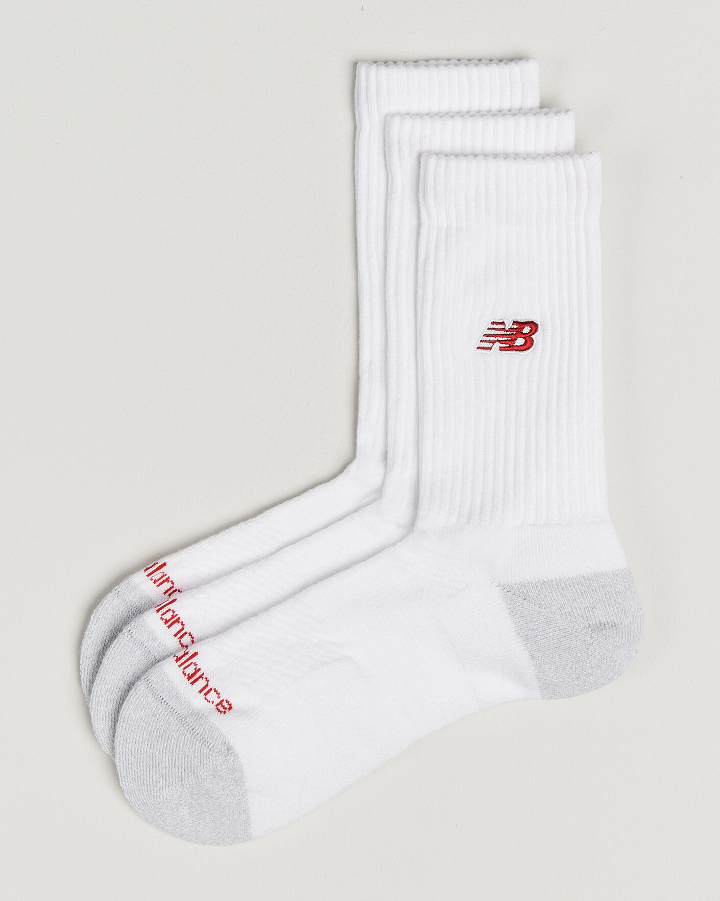Herr | Underkläder | New Balance | 3-Pack Active Premium Crew Socks White