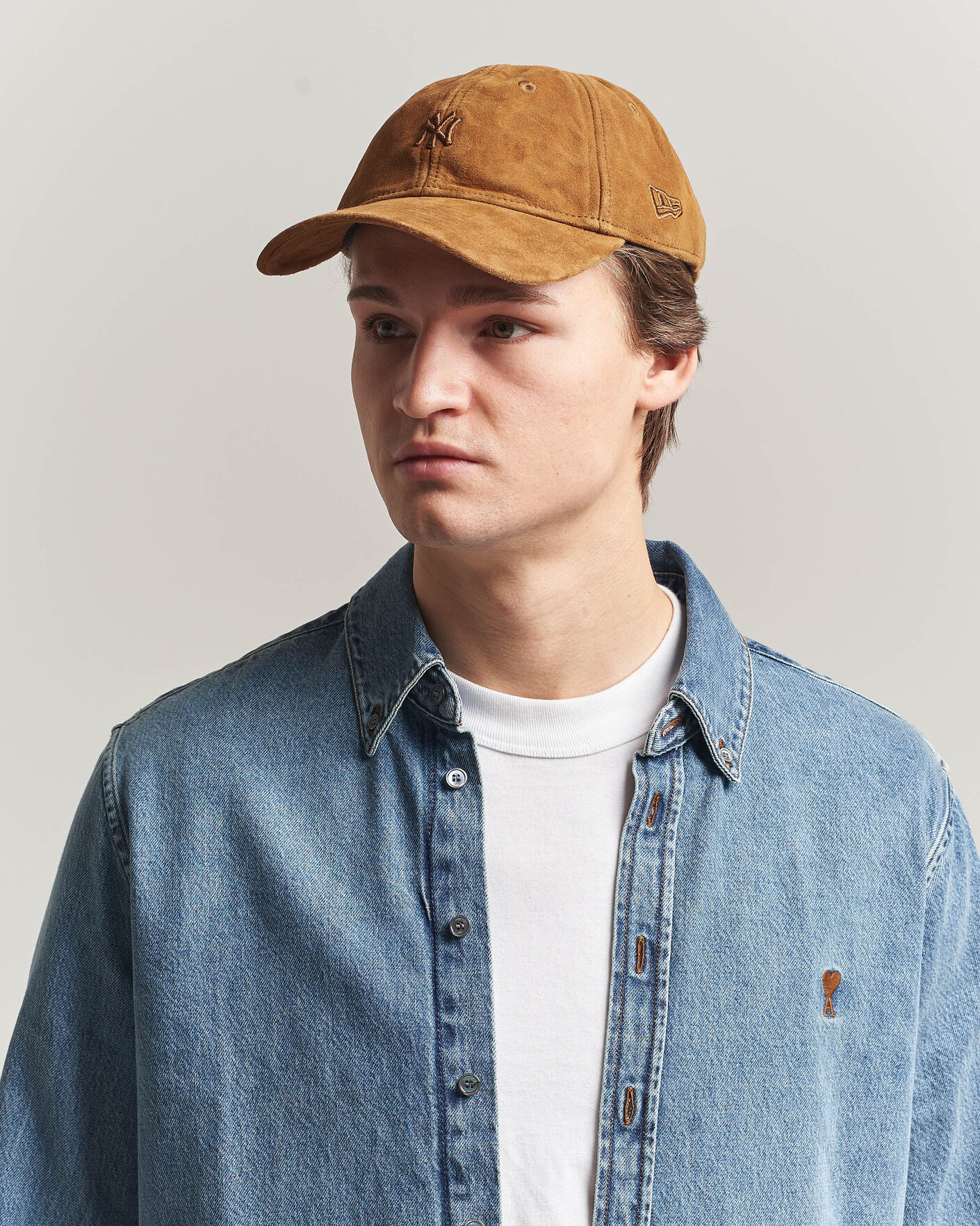 Herr | Hattar & kepsar | New Era | 9Twenty Suede New York Yankees Cap Brown