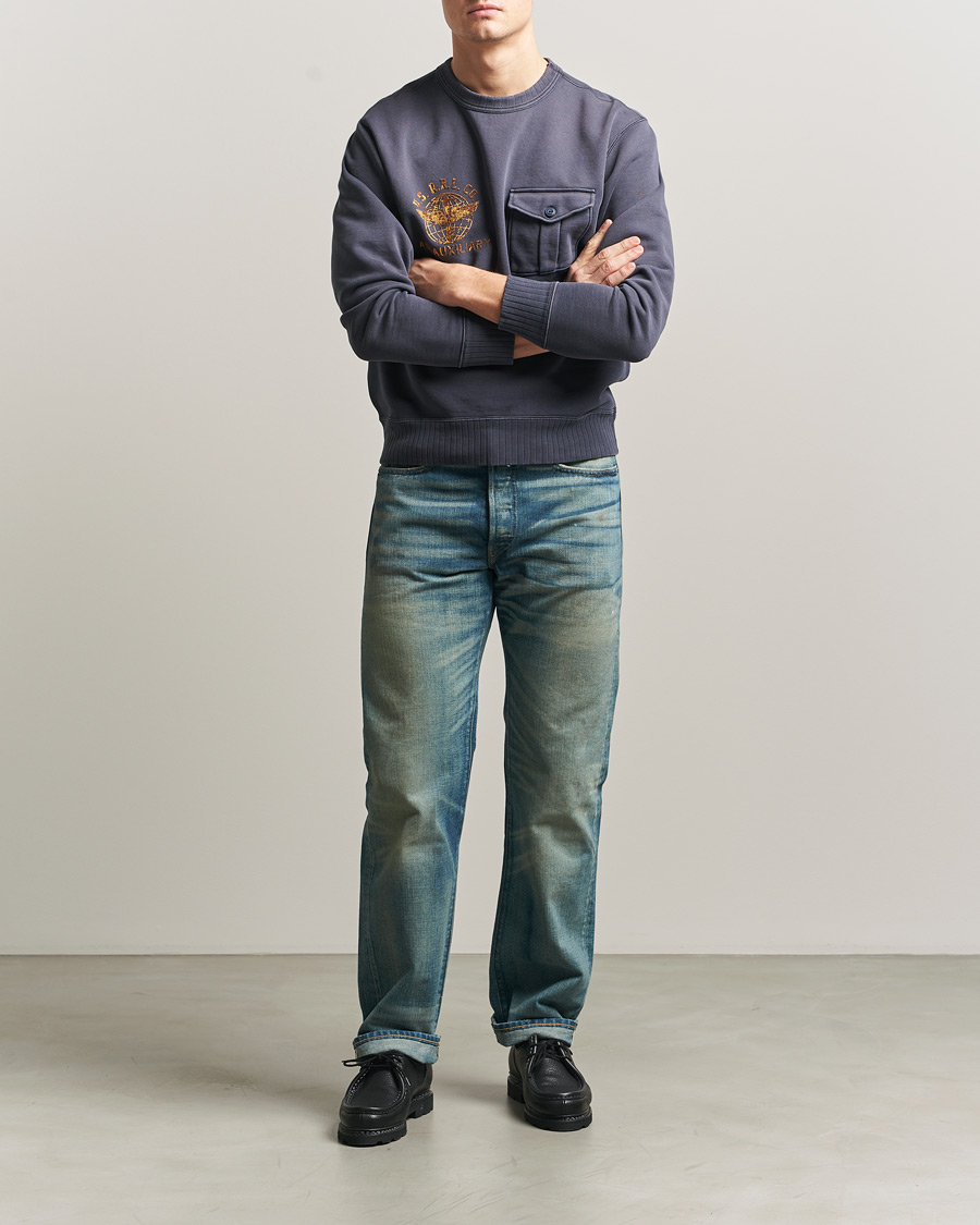 Herr | Jeans | RRL | Straight Fit 5-Pocket Denim Milner Wash