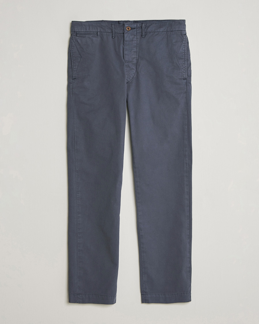 Herr | Byxor | RRL | Officers Flat Pants Navy