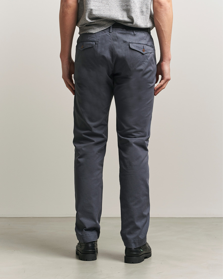 Herr | Byxor | RRL | Officers Flat Pants Navy