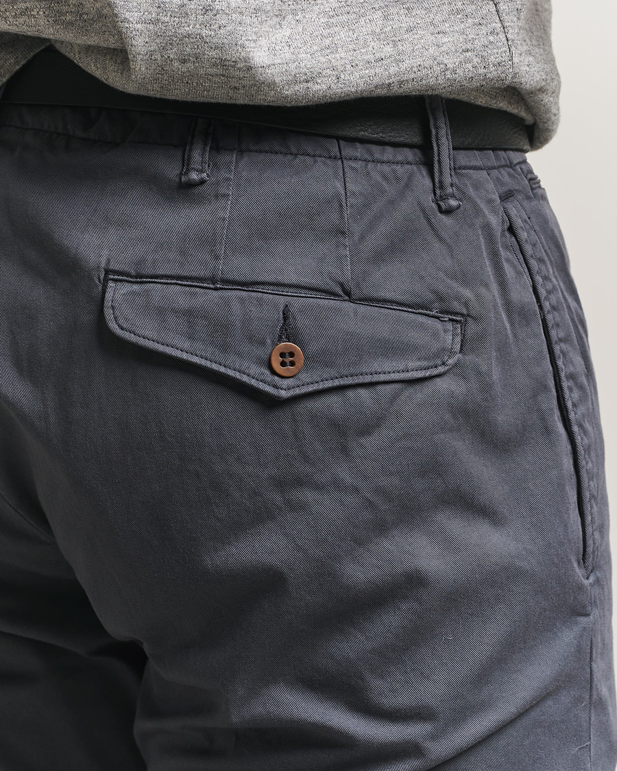 Herr | Byxor | RRL | Officers Flat Pants Navy