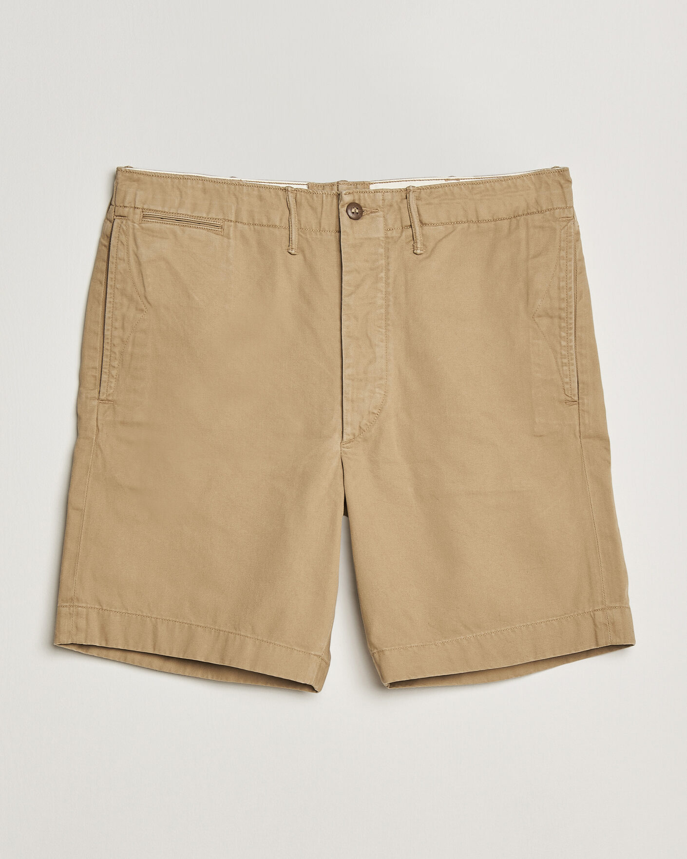 Herr | Shorts | RRL | Officers Flat Shorts New Military Khaki