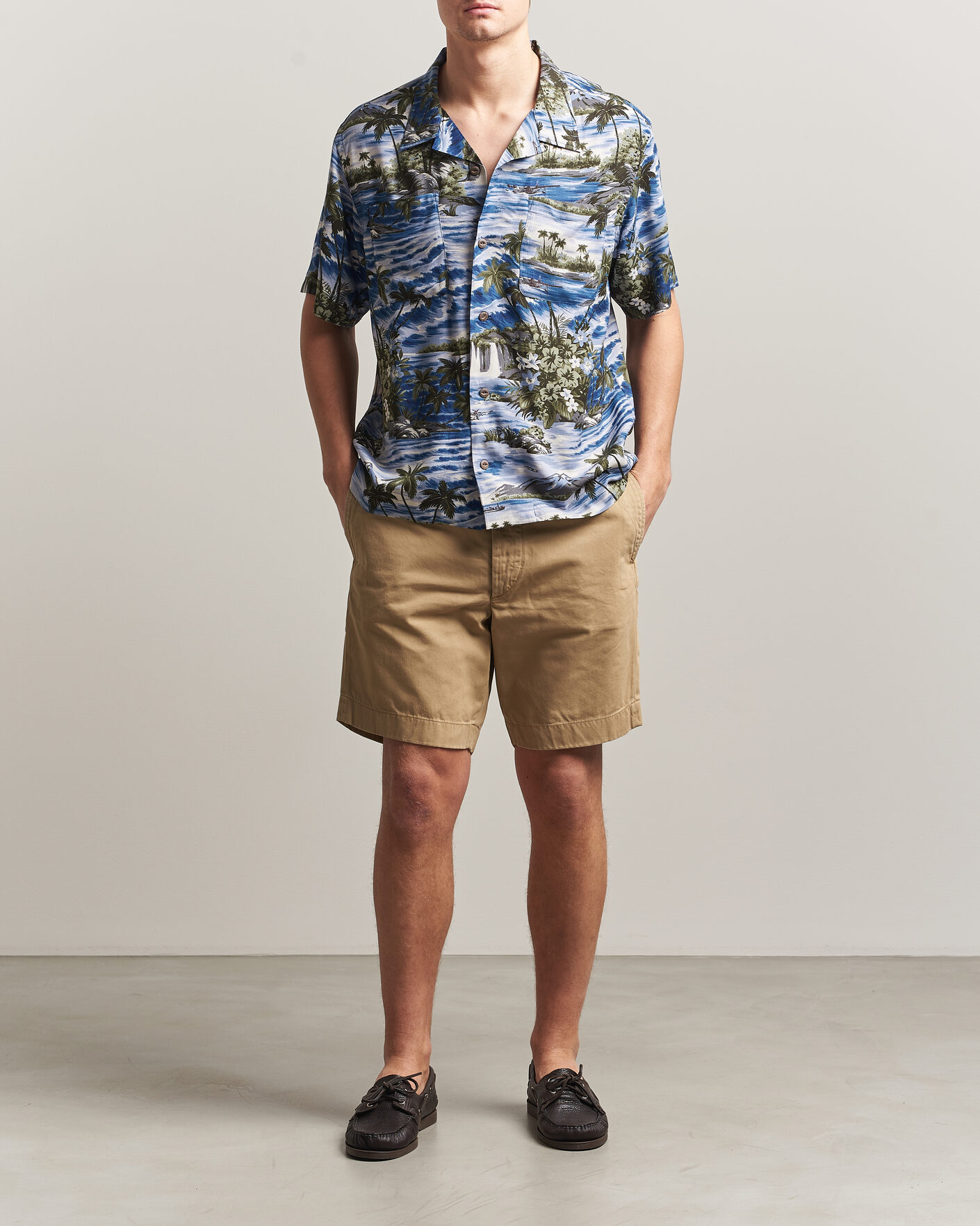 Herr | Shorts | RRL | Officers Flat Shorts New Military Khaki