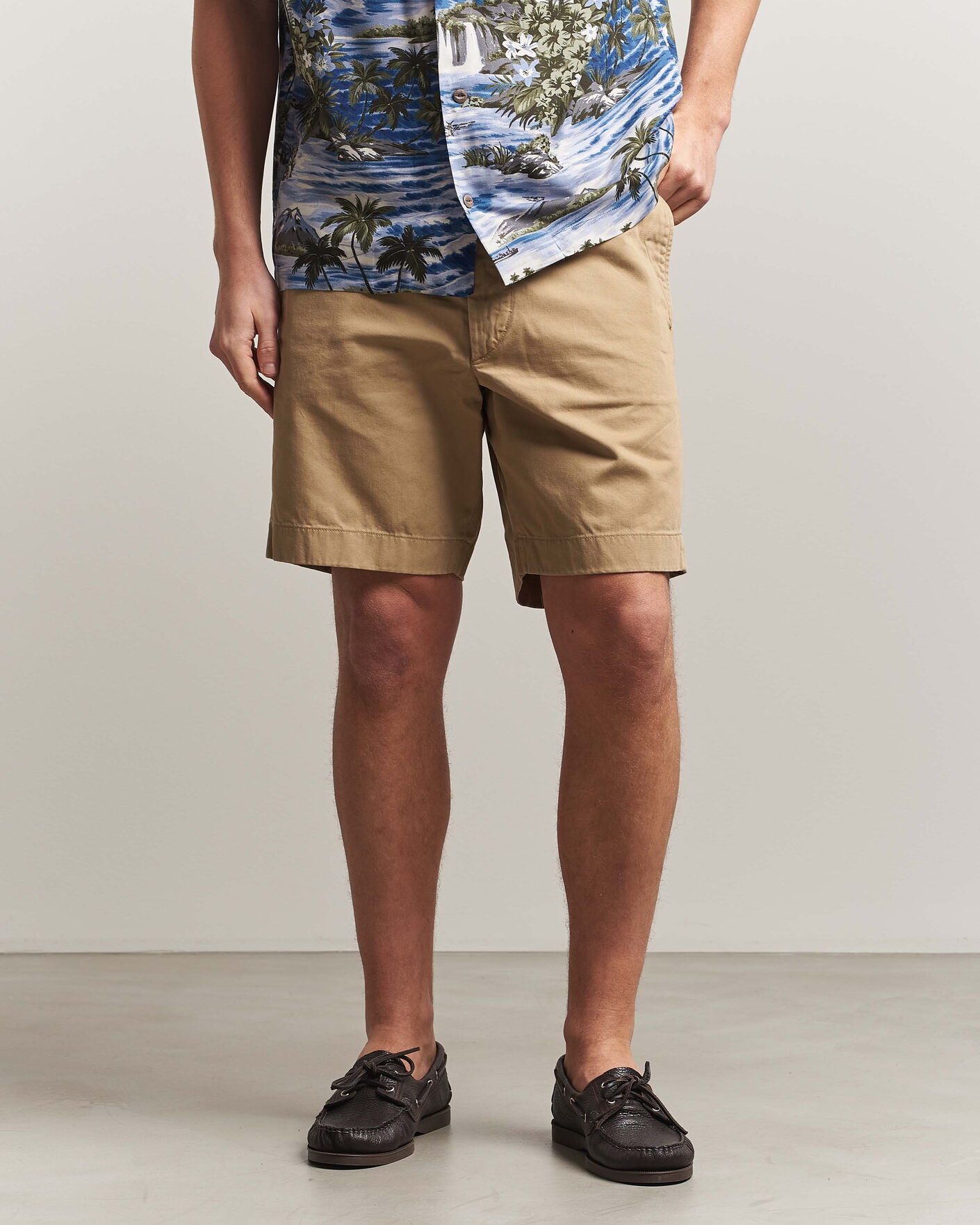 Herr | Shorts | RRL | Officers Flat Shorts New Military Khaki