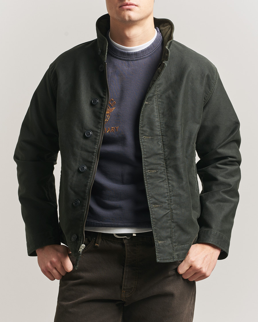 Herr | Jackor | RRL | Bower Deck Jacket Vintage Black