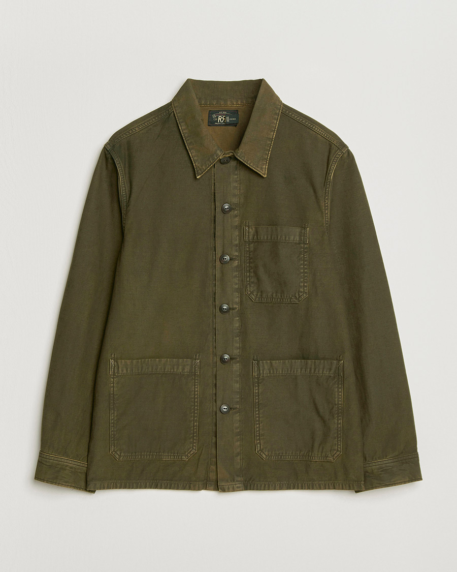 Herr | Skjortor | RRL | Asher Overshirt Washed Brown