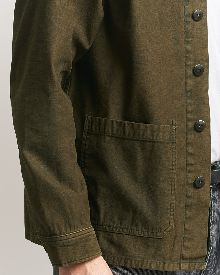 Herr | Skjortor | RRL | Asher Overshirt Washed Brown