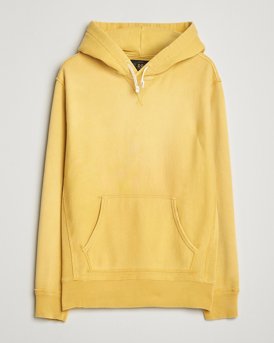 Herr | Tröjor | RRL | Hooded Sweatshirt Campus Yellow