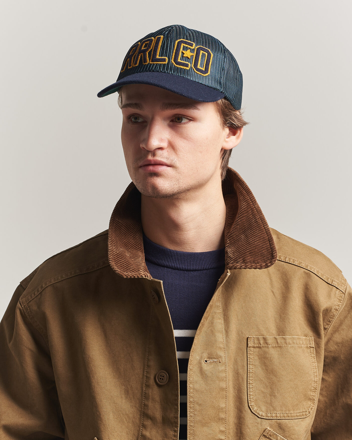 Herr | Hattar & kepsar | RRL | Mesh Trucker Cap Navy