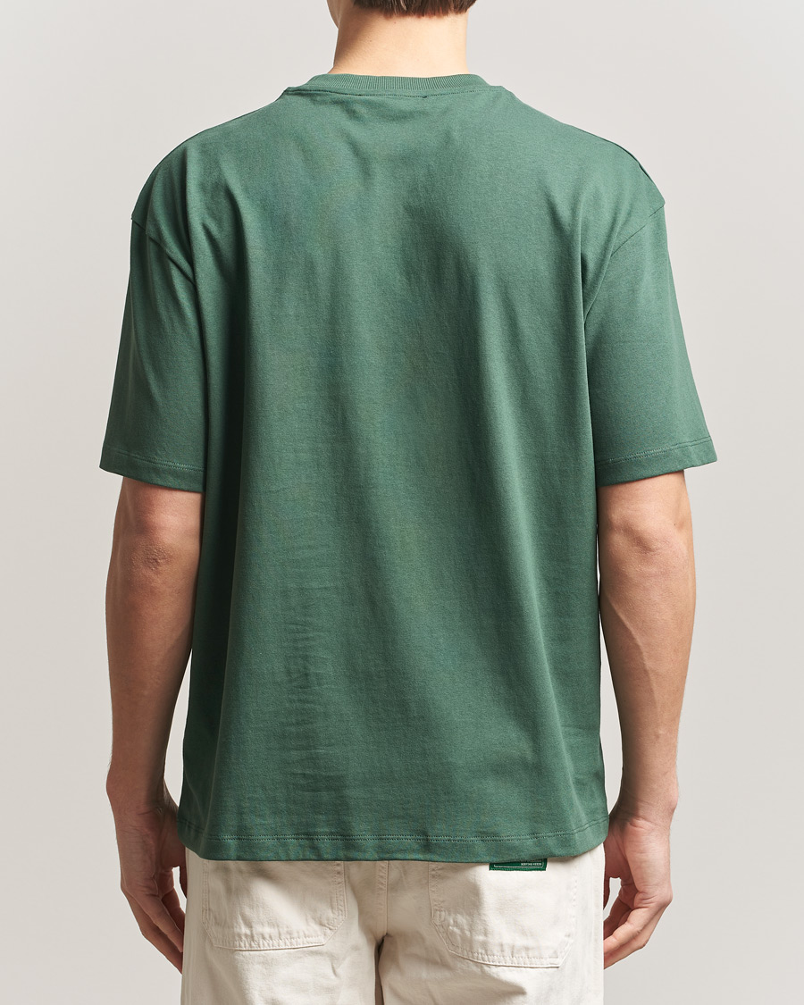 Herr | T-Shirts | Palmes | Stitch T-Shirt Dark Green