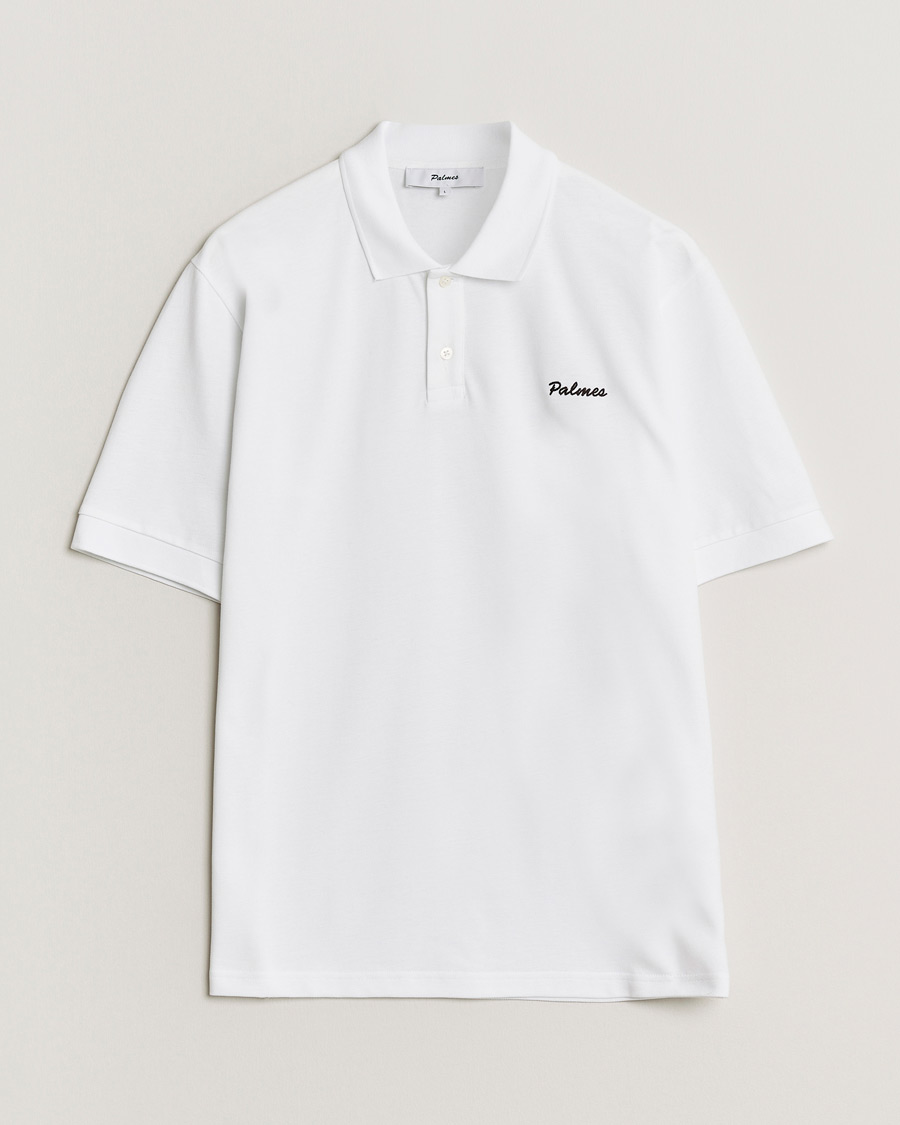 Herr | Pikéer | Palmes | Stitch Piquet Polo White