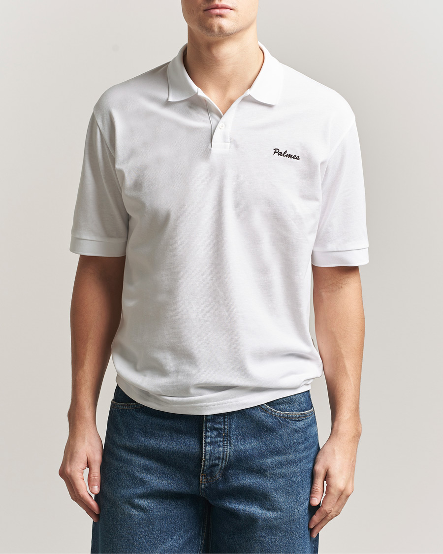 Herr | Pikéer | Palmes | Stitch Piquet Polo White