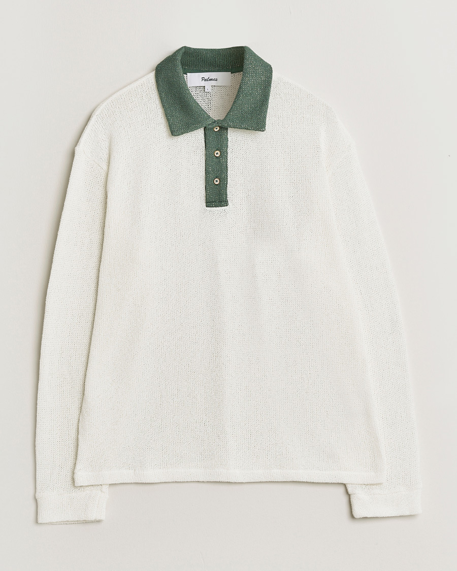 Herr | Tröjor | Palmes | Knitted Rugby  Off White