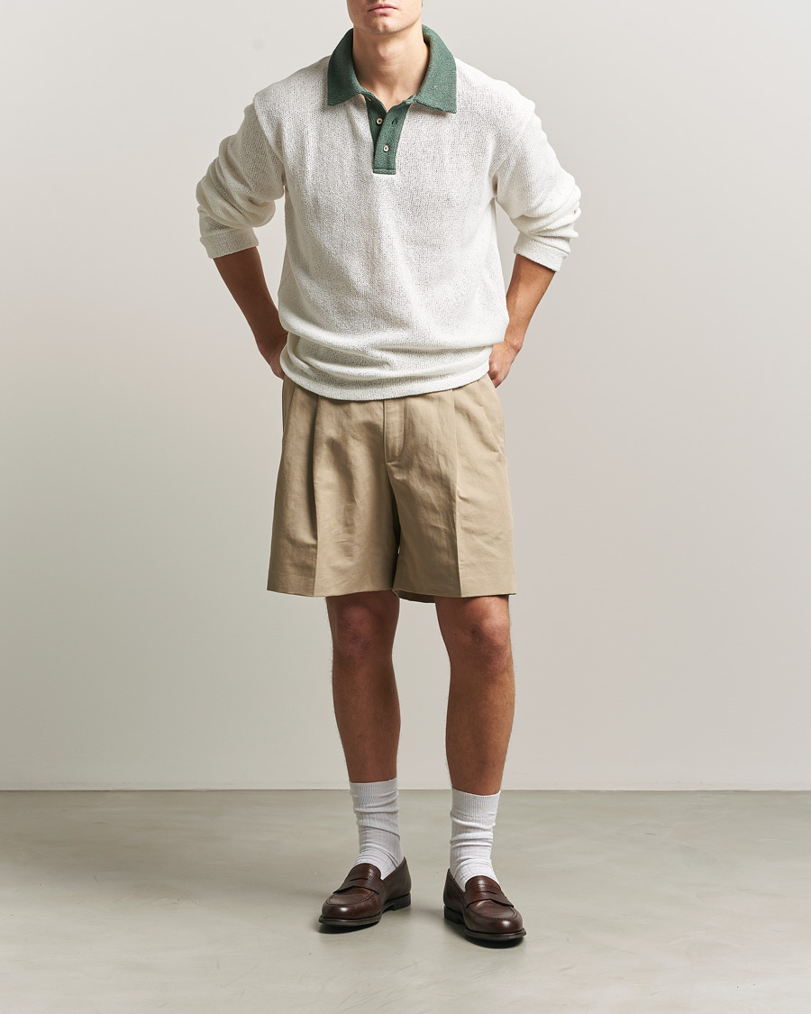 Herr | Tröjor | Palmes | Knitted Rugby  Off White