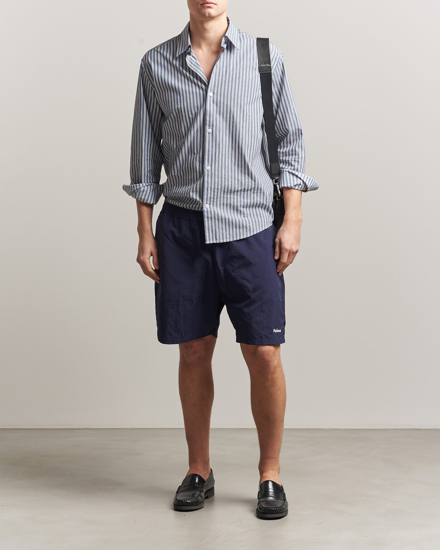 Herr | Shorts | Palmes | Stitch Tennis Shorts Navy