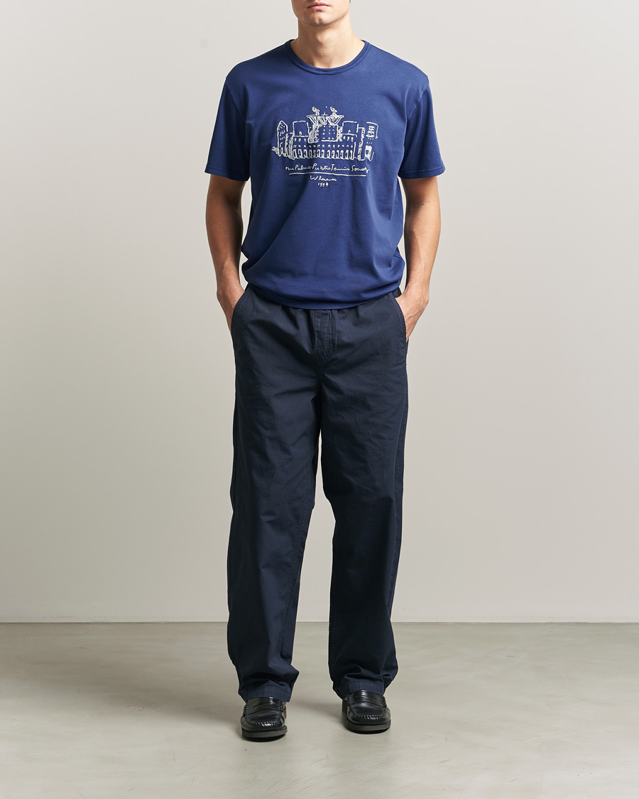 Herr | T-Shirts | Palmes | Public T-Shirt Blue