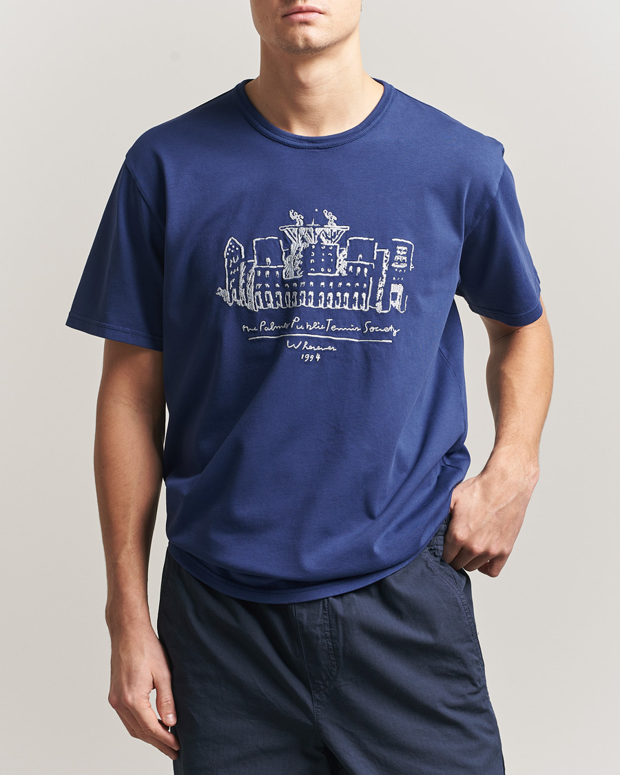 Herr | T-Shirts | Palmes | Public T-Shirt Blue