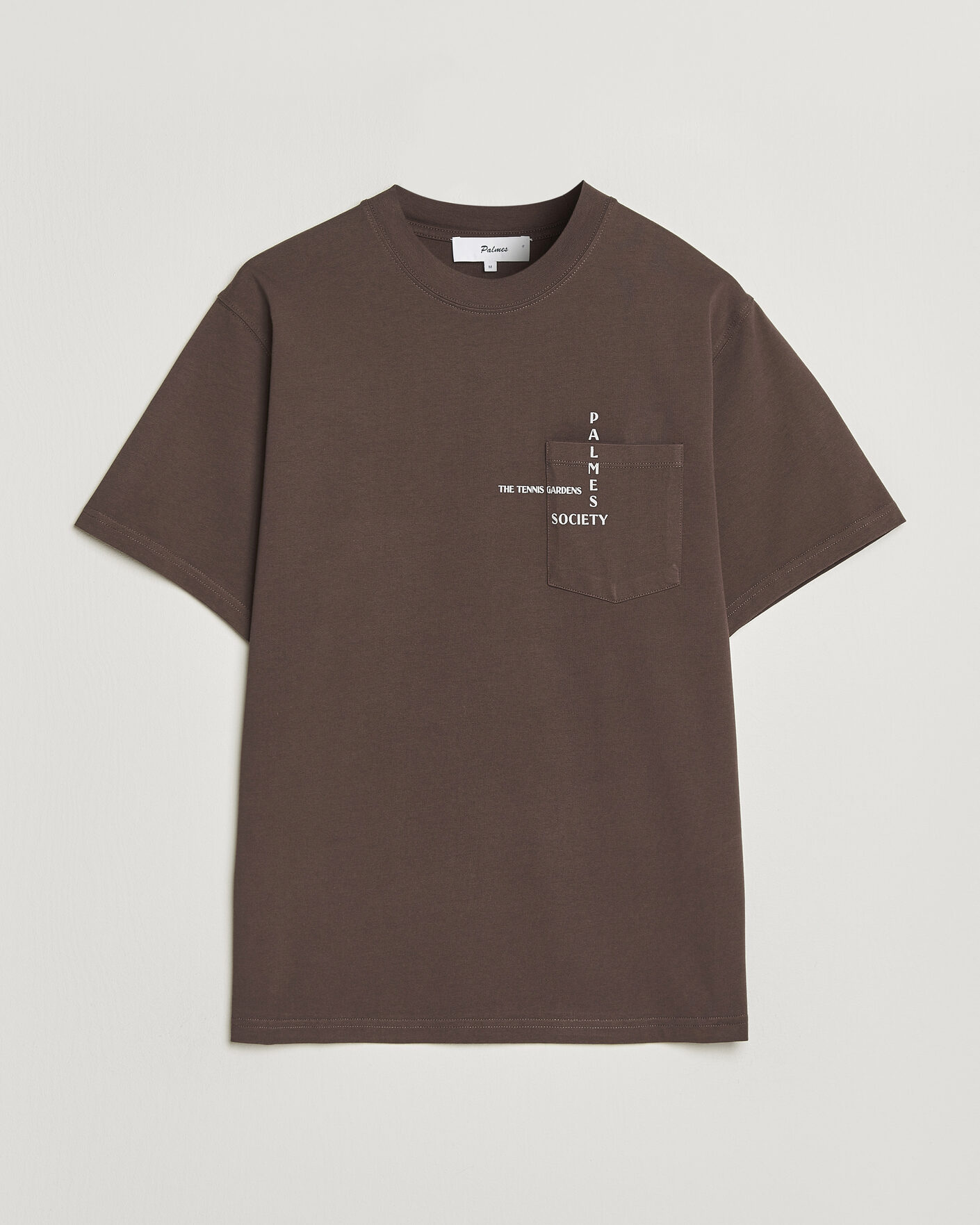Herr | T-Shirts | Palmes | Ramus Pocket T-Shirt Brown