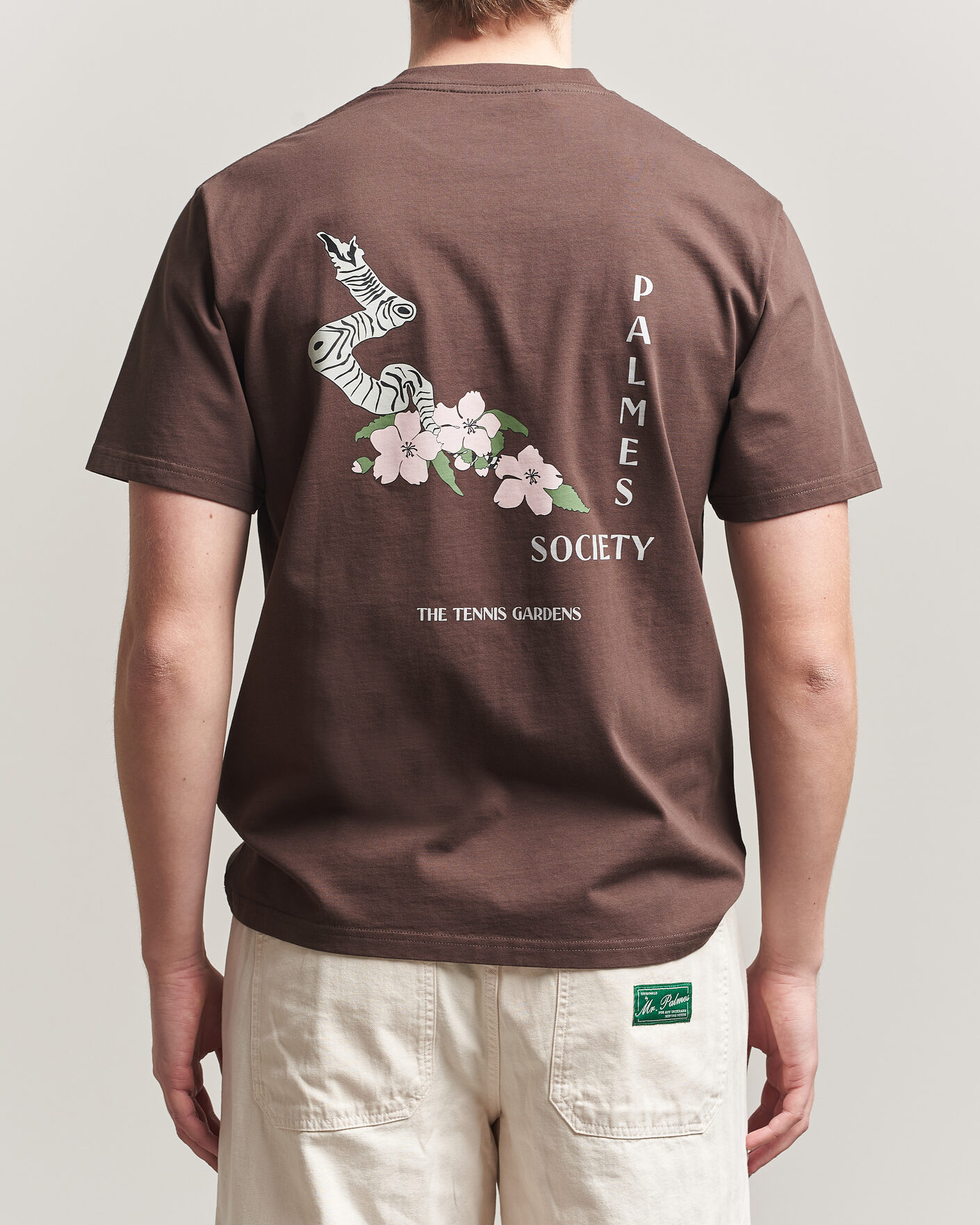 Herr | T-Shirts | Palmes | Ramus Pocket T-Shirt Brown