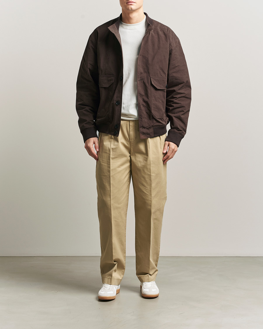 Herr | Jackor | Palmes | Waxed Cotton Jacket Brown