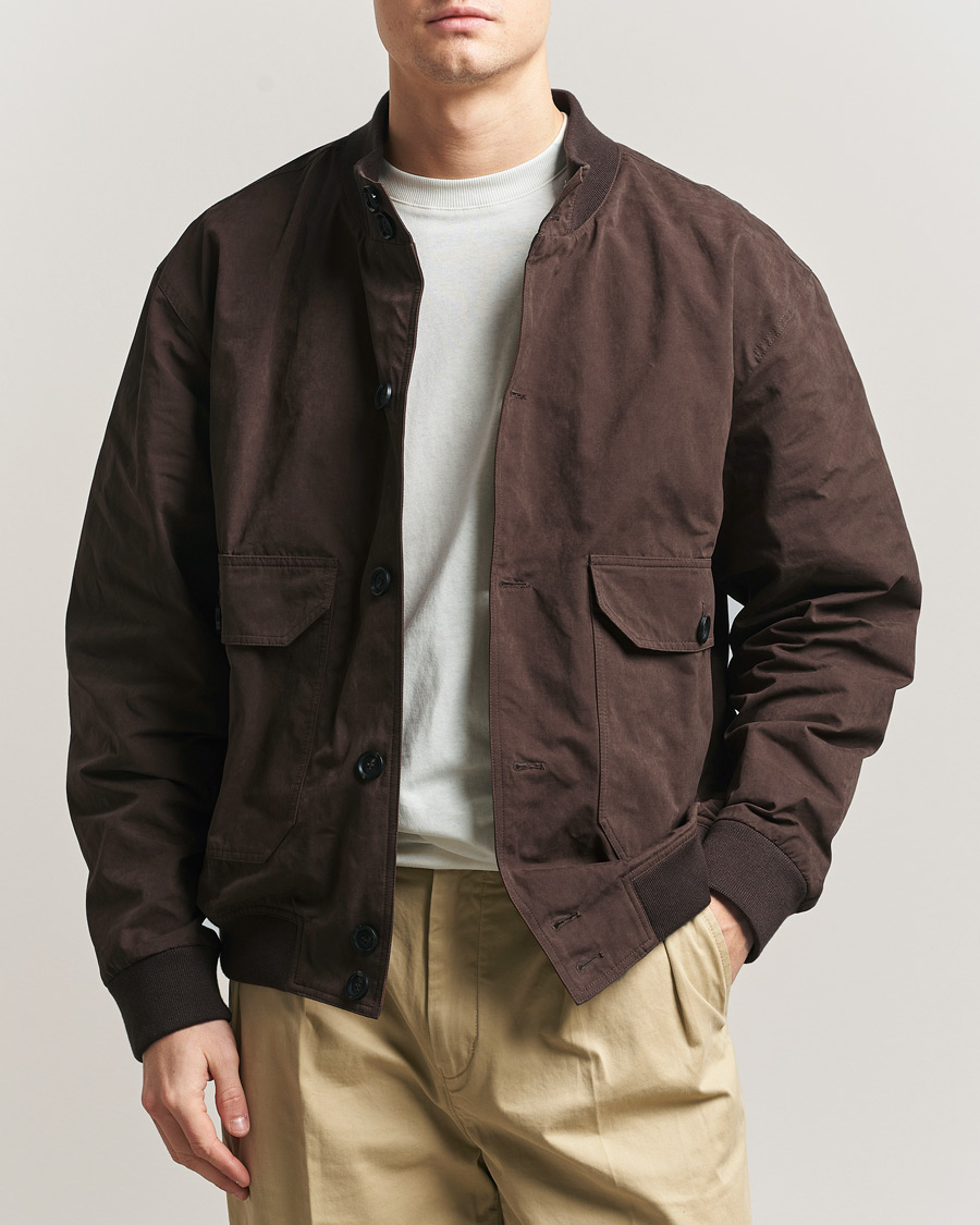 Herr | Jackor | Palmes | Waxed Cotton Jacket Brown