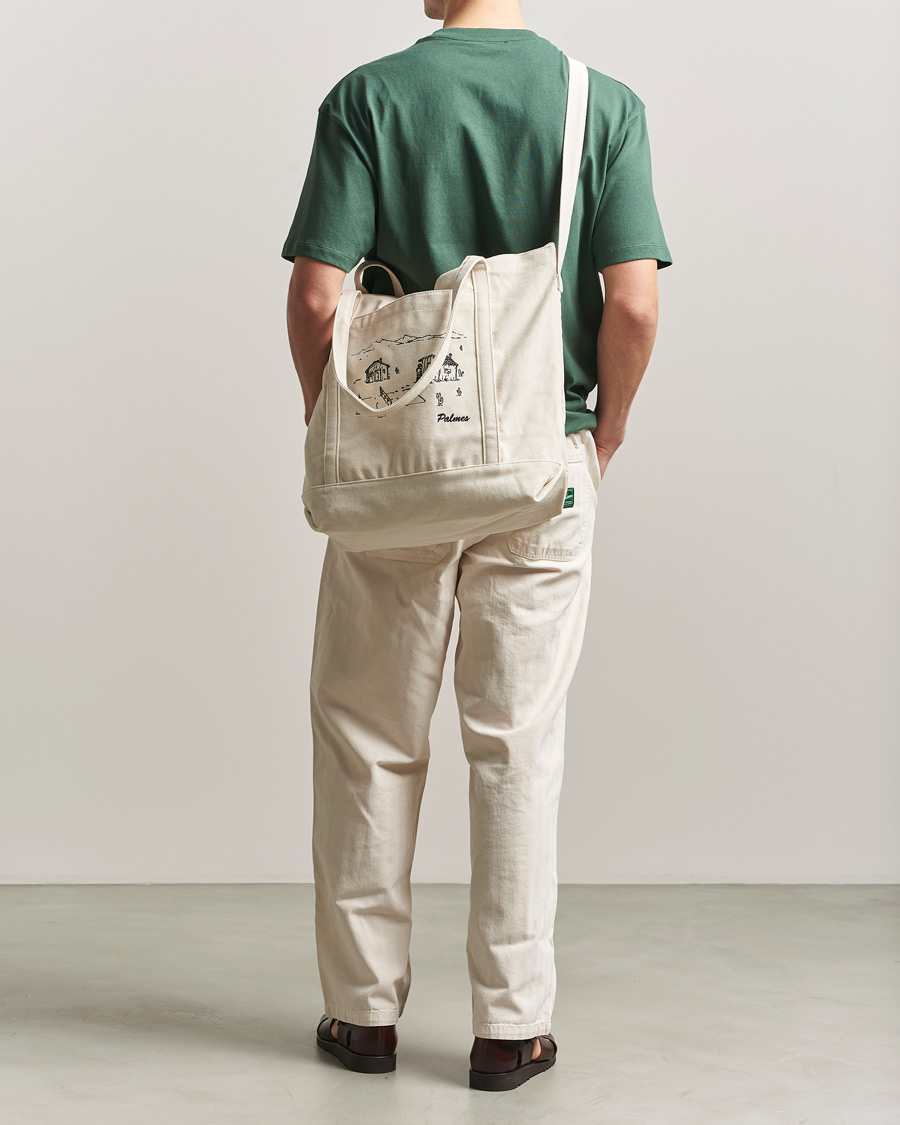 Herr | Väskor | Palmes | Sunshine Zip Tote Bag Off White