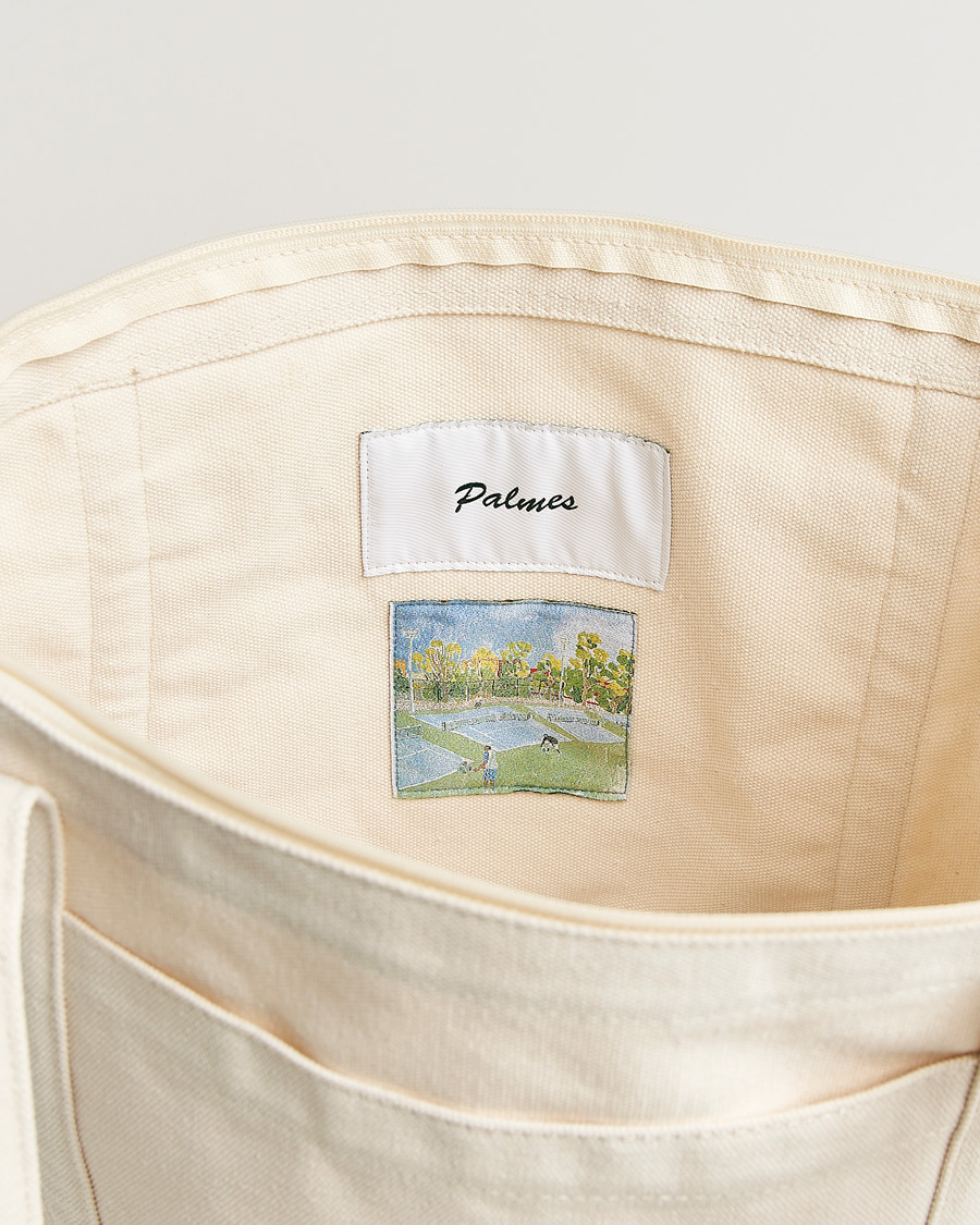 Herr | Väskor | Palmes | Sunshine Zip Tote Bag Off White